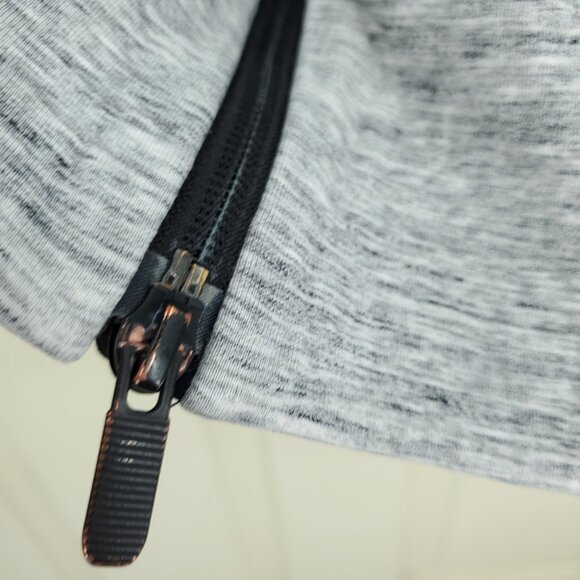 Lululemon Going Places Hooded Jacket Heathered Space Dyed Medium Grey / Black 10 - Picture 16 of 16